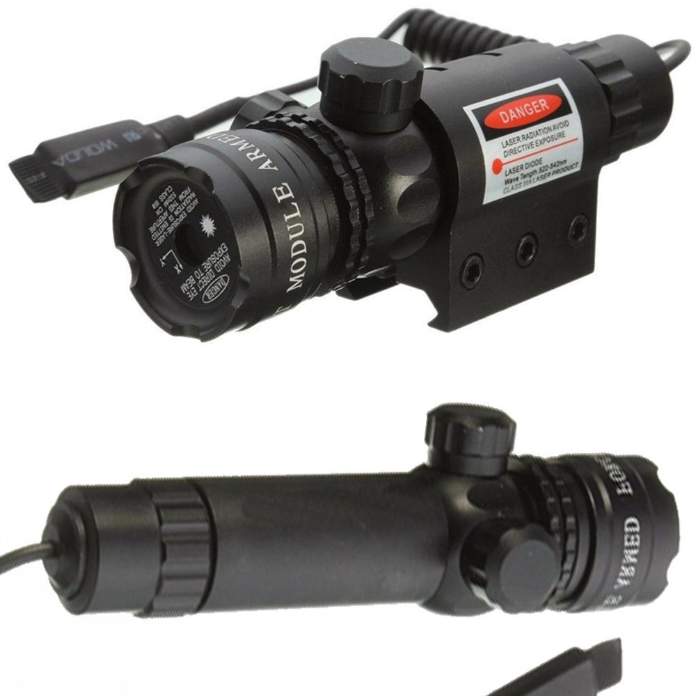 Trade Shop - Mirino Ottico Cannocchiale Puntatore Laser Di Precisione Per Fucile Softair -