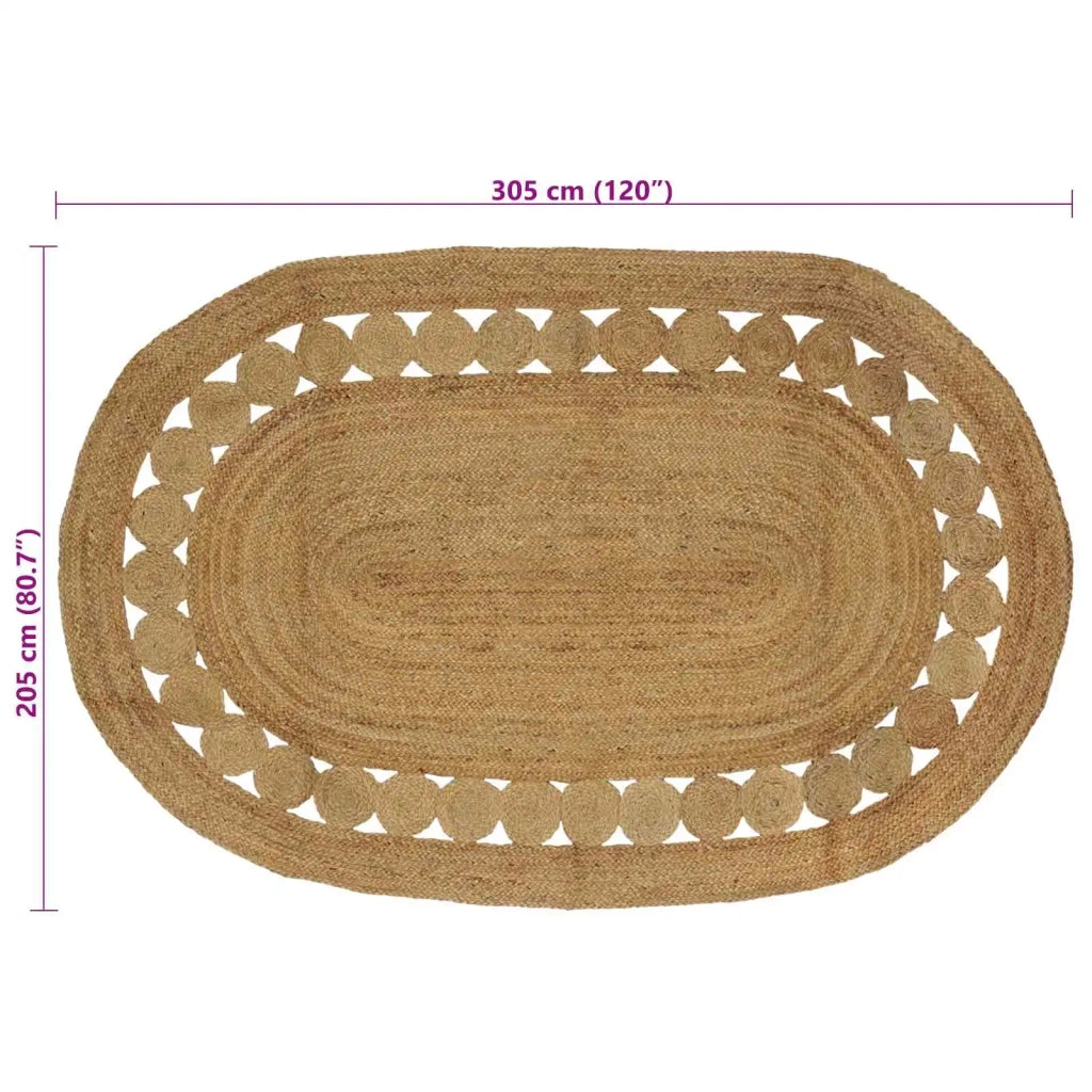 Tappeti per area Naturale 205 x 305 cm Juta