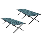 Letto da campeggio pieghevole 2 pz Foresta 210 x 80 x 46 cm CFW5843353