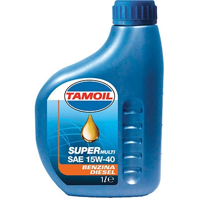 OLIO 4T MINERALE 15W40 SUPERMULTI TAMOIL - LT 1 SAE 15W40- 12 pezzi