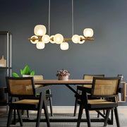 LÚZETE - LAMPADA DA SOFFITTO 10 PARALUMI BIANCO OPALE BIANCO OPALE NICOLETTA