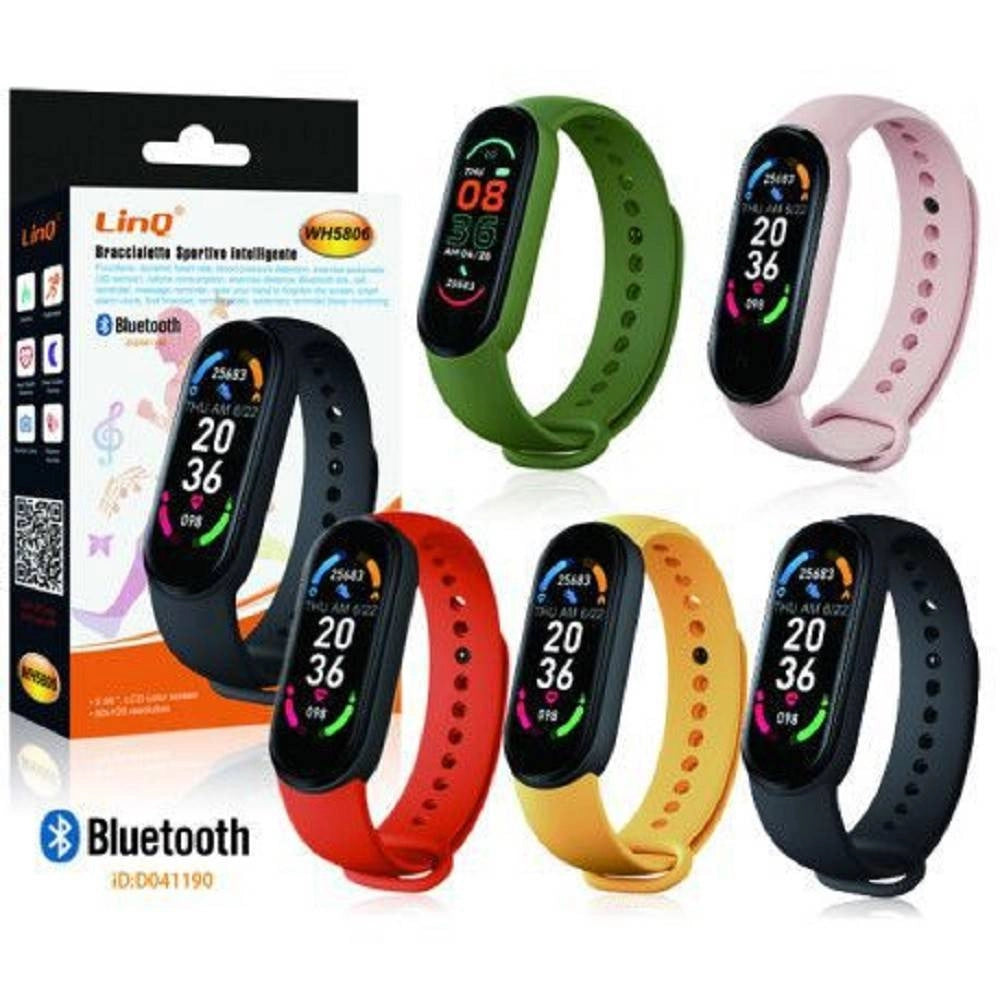 Trade Shop - Smartwatch Orologio Contapassi Smart Sportivo Bracciale Bluetooth Band Wh5806 -