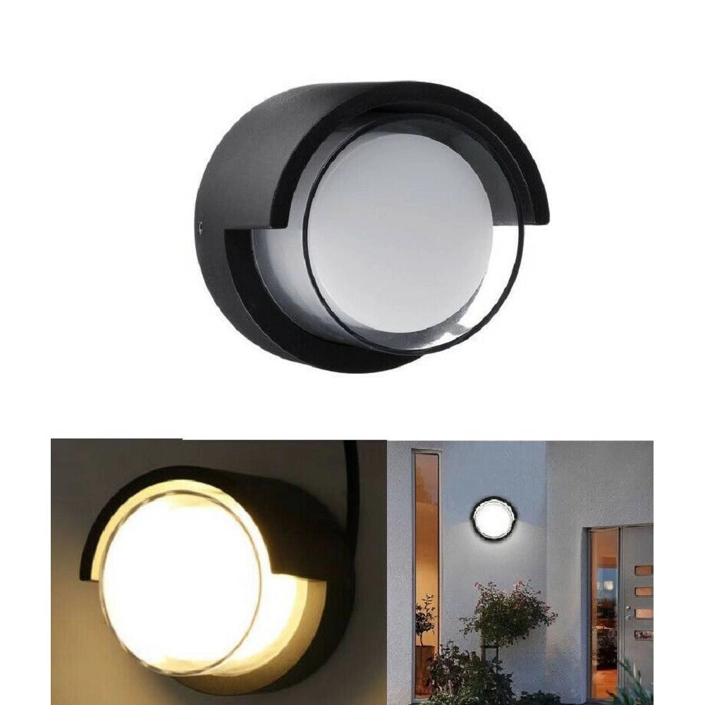 Trade Shop - Applique Da Esterno E Interno Lampada Moderna Per Parete Muro Ip65 Faretto 12w -