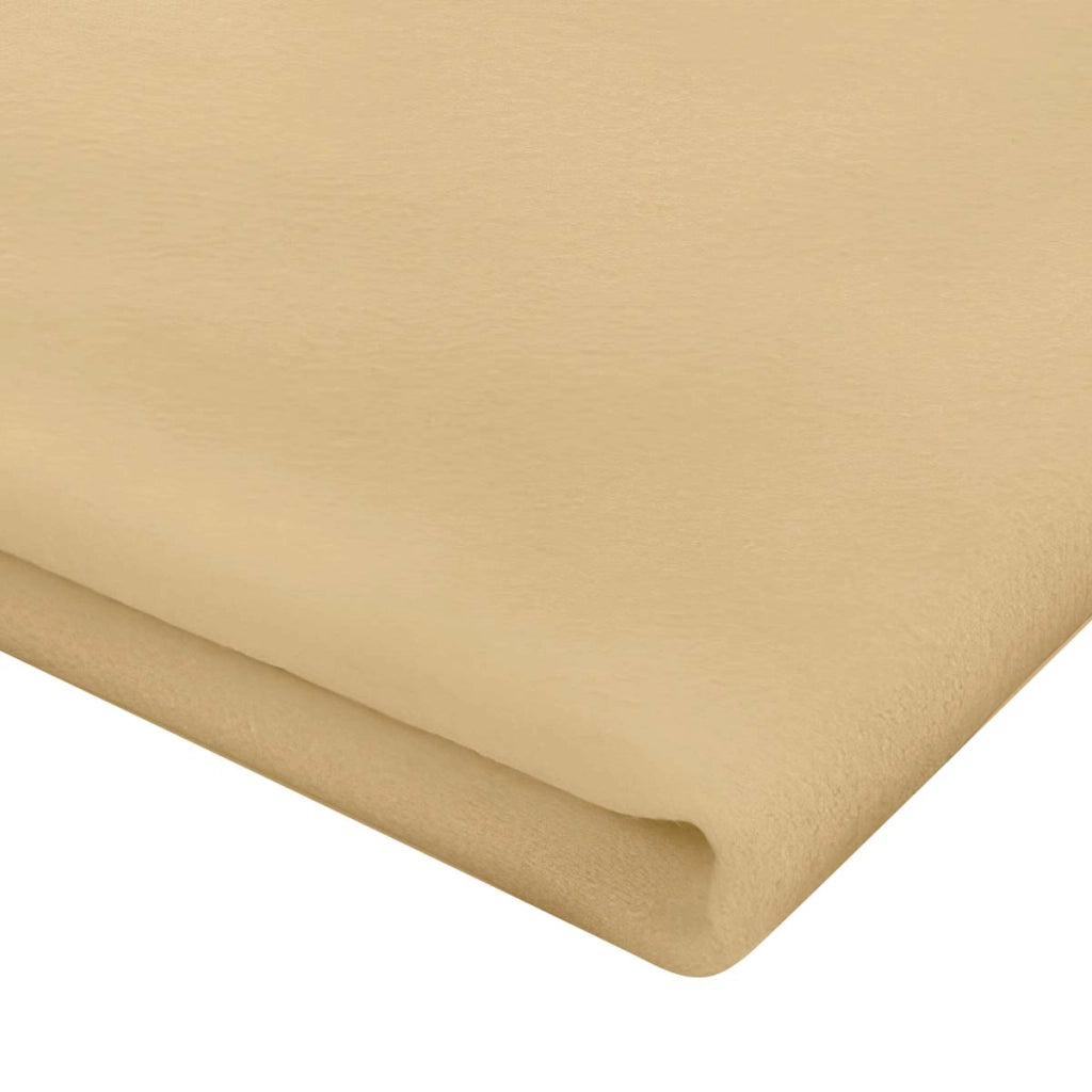 Coperta in morbido pile 130x170 cm calda per divano e letto Giallo Inny