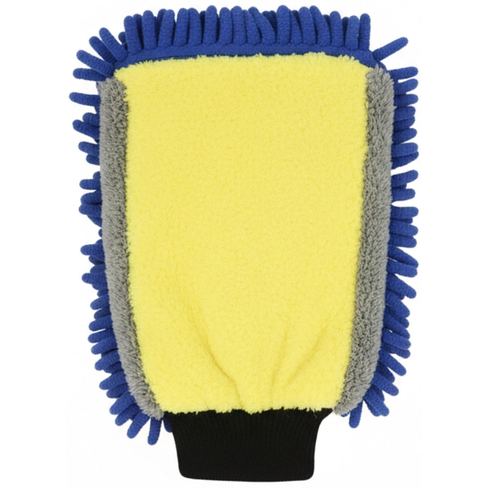 Guanto in microfibra per lavaggio auto double face 30x20 cm