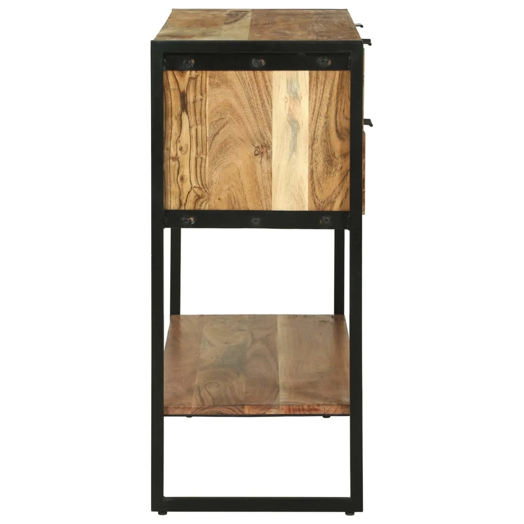 Tavolo consolle con cassetto Marrone 90 x 35 x 80 cm 374107