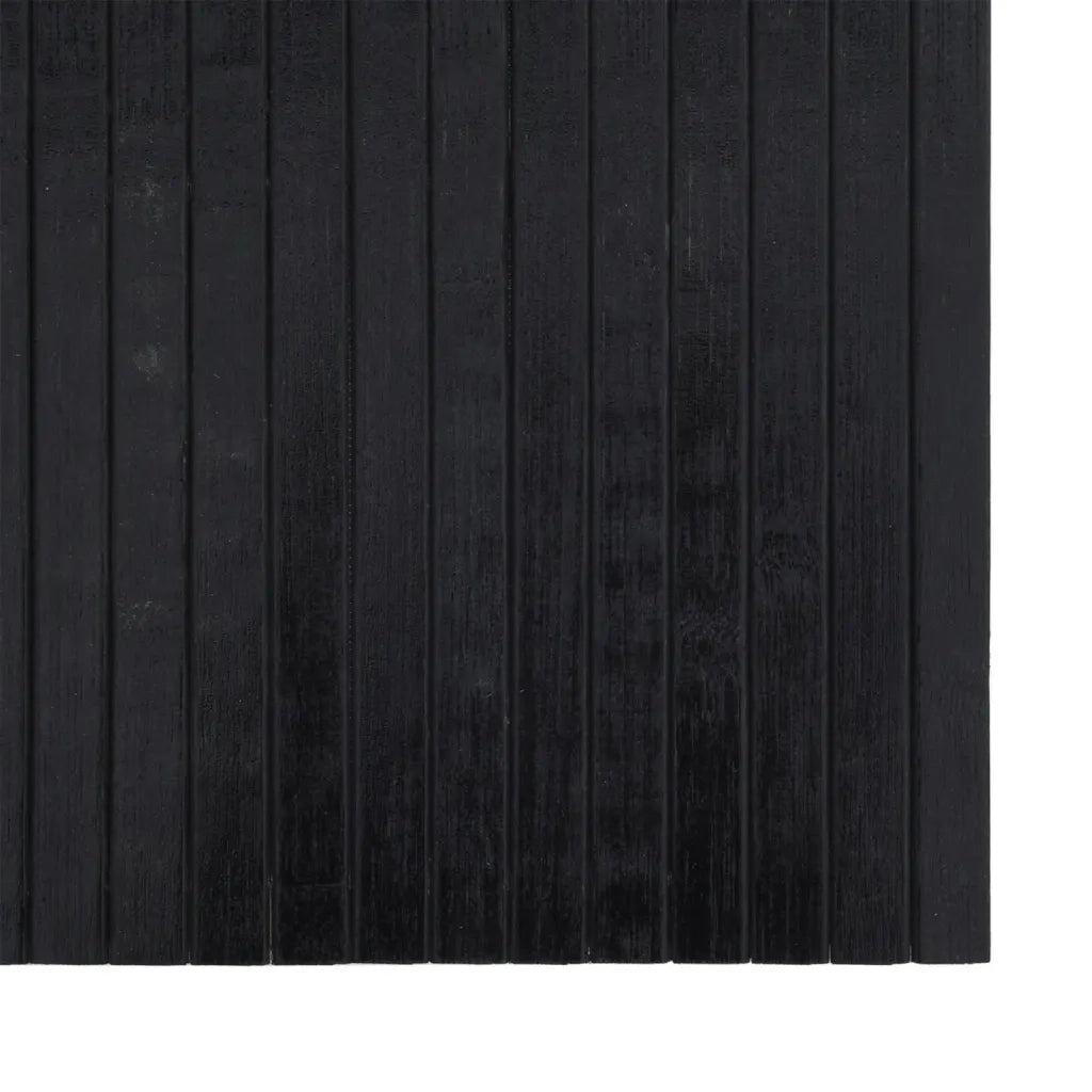 Tappeto Rettangolare Nero 70x300 cm in BambÃ¹