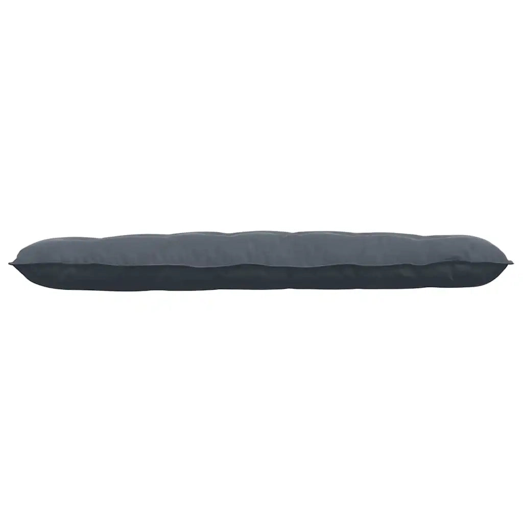 Cuscino per Schiena Grigio scuro 160 x 50 cm Tessuto in Cords 42014891