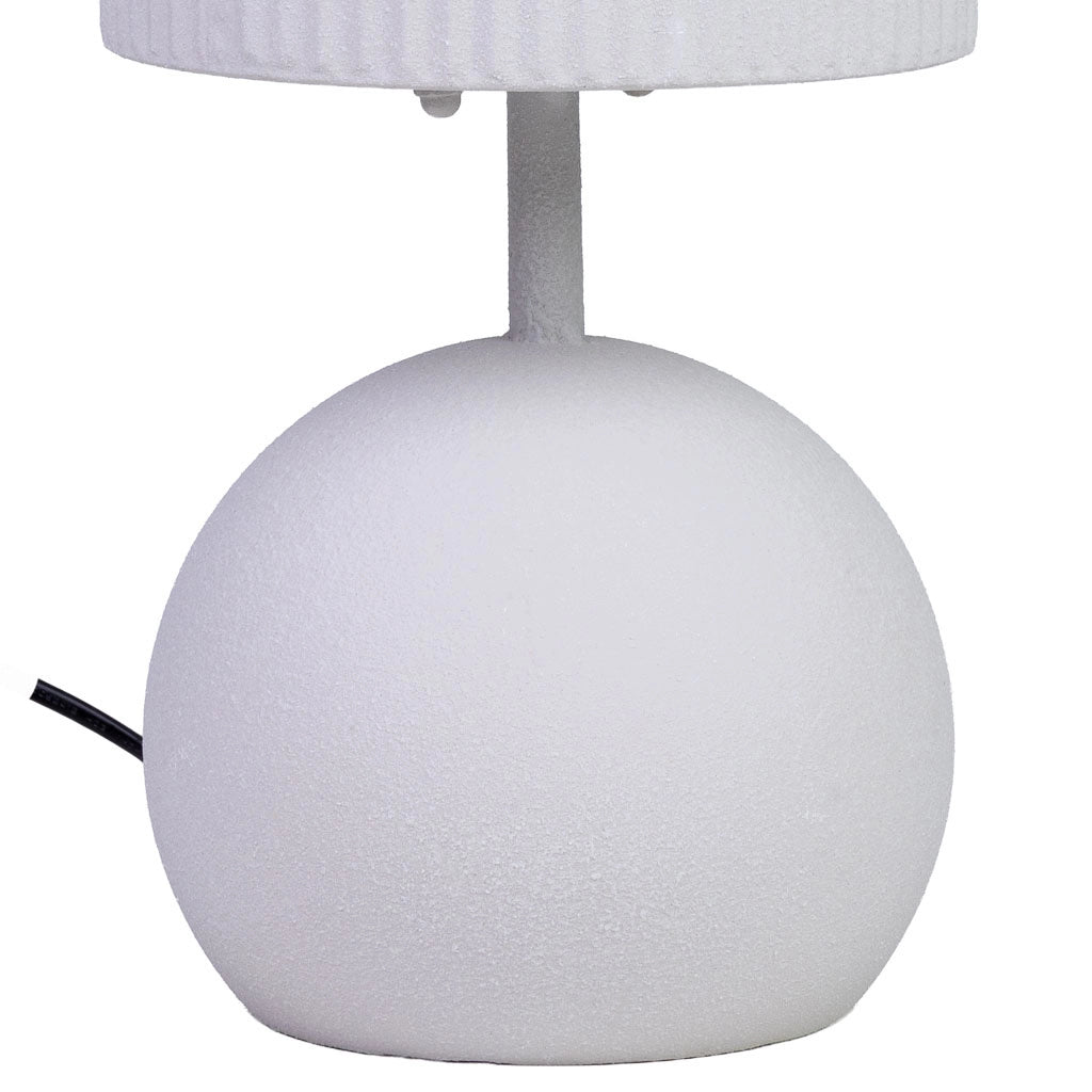 Lampada da tavolo in metallo 19x19x45h cm