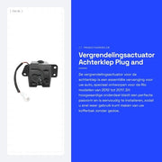 Vergrendelatorelettrico per portiera posteriore - sostituzione - uso professionale - motore di blocco portiera - installazione facile - sistema di azionamento del blocco portiera - codice OEM 81230-1W210