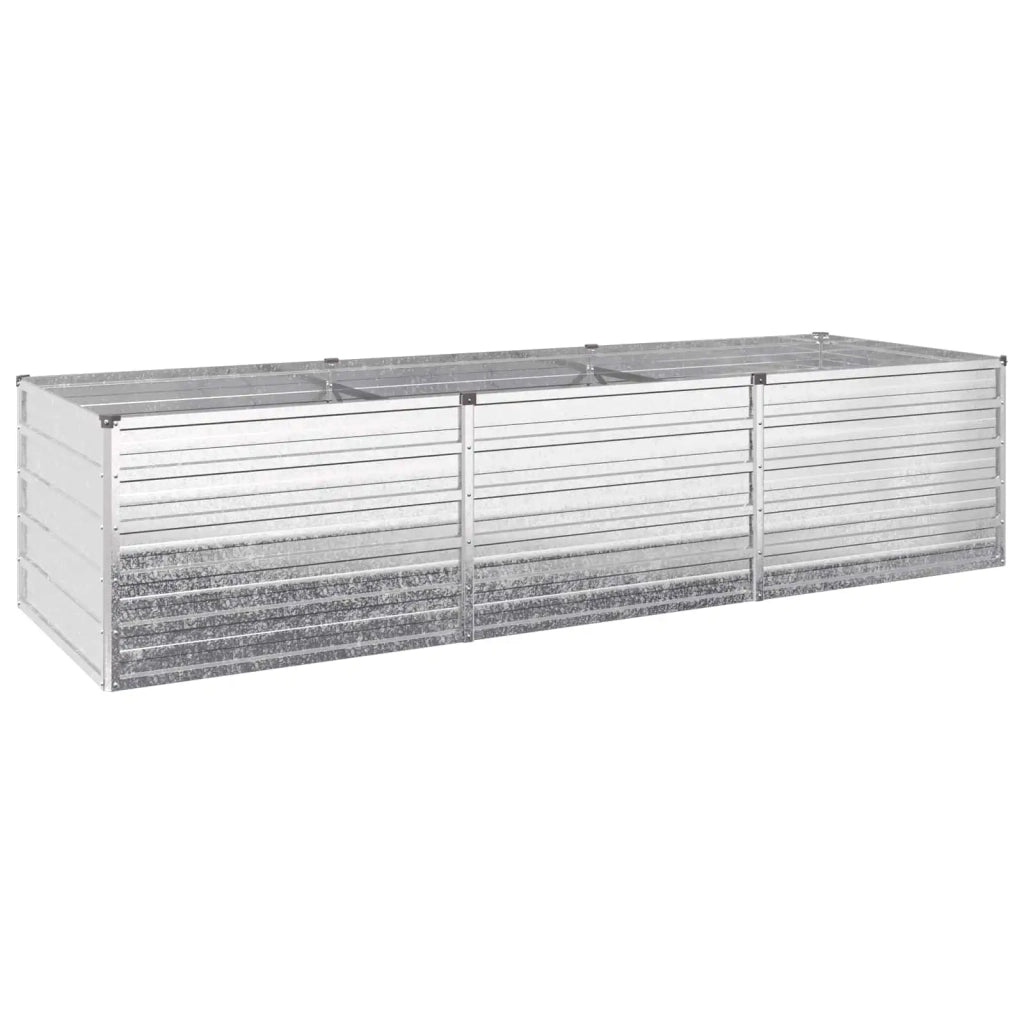 Letto rialzato da giardino Argento 240 x 80 x 55 cm 8006412