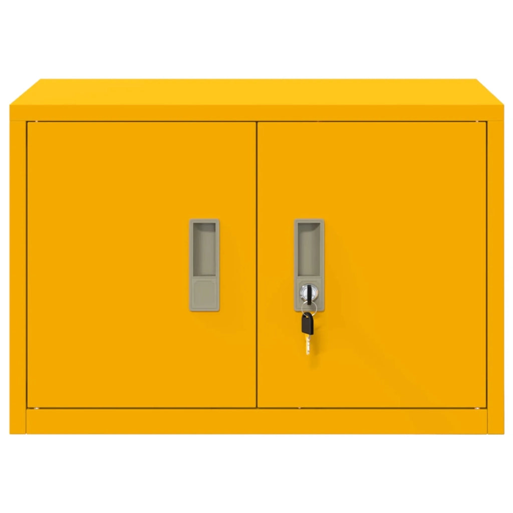 Armadio Giallo senape 60 x 40 x 40 cm Acciaio