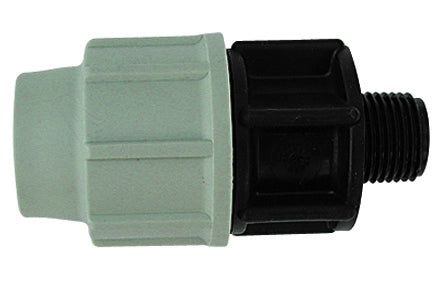 RACCORDO MASCHIO PLASSON PER TUBO POLIETILENE- 2 x 50- PLASS- pezzi 1