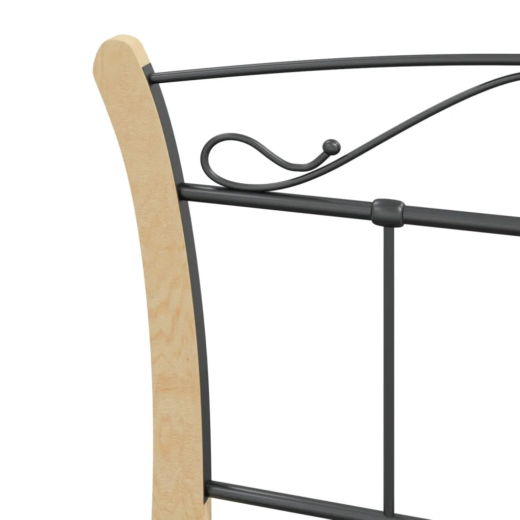 Giroletto Nero in Metallo 100x200 cm