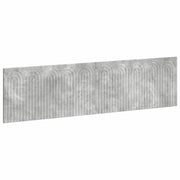 Testiera da Muro ALKMAAR Grigio Cemento Legno ingegnerizzato 896268