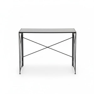 Scrivania - Xylo - piano nero gambe metallo