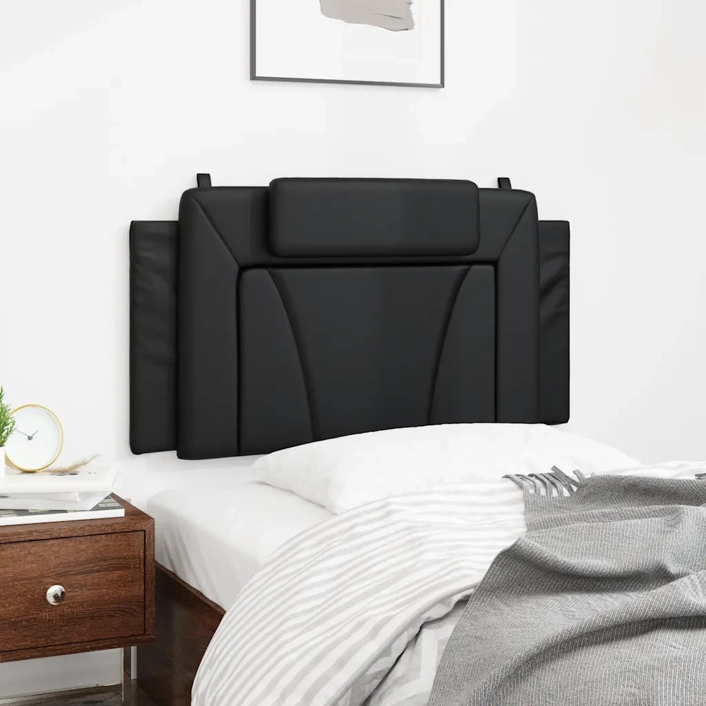 Cuscino testiera Viana Nero 100 cm in Similpelle 3207724