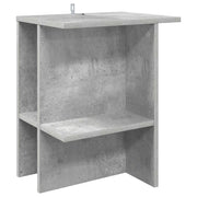 Tavolino da salotto | Tavolino da caff¨¨ | Tavolino da Soggiorno Grigio Cemento 40 x 30 x 49 cm