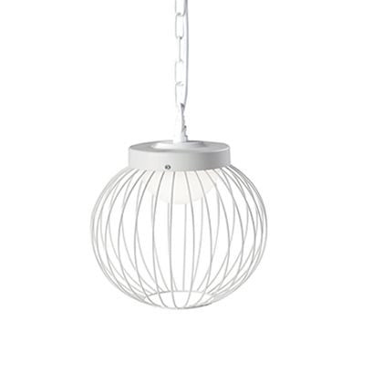 CAGE SOSPENSIONE BIANCO 18W LED 4000K