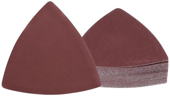 Set di carta abrasiva 30 pezzi - carta abrasiva a triangolo 2000 - carta abrasiva 125mm - carta abrasiva fine - carta abrasiva per legno/metallo - ossido di alluminio di alta qualità - set di dischi abrasivi
