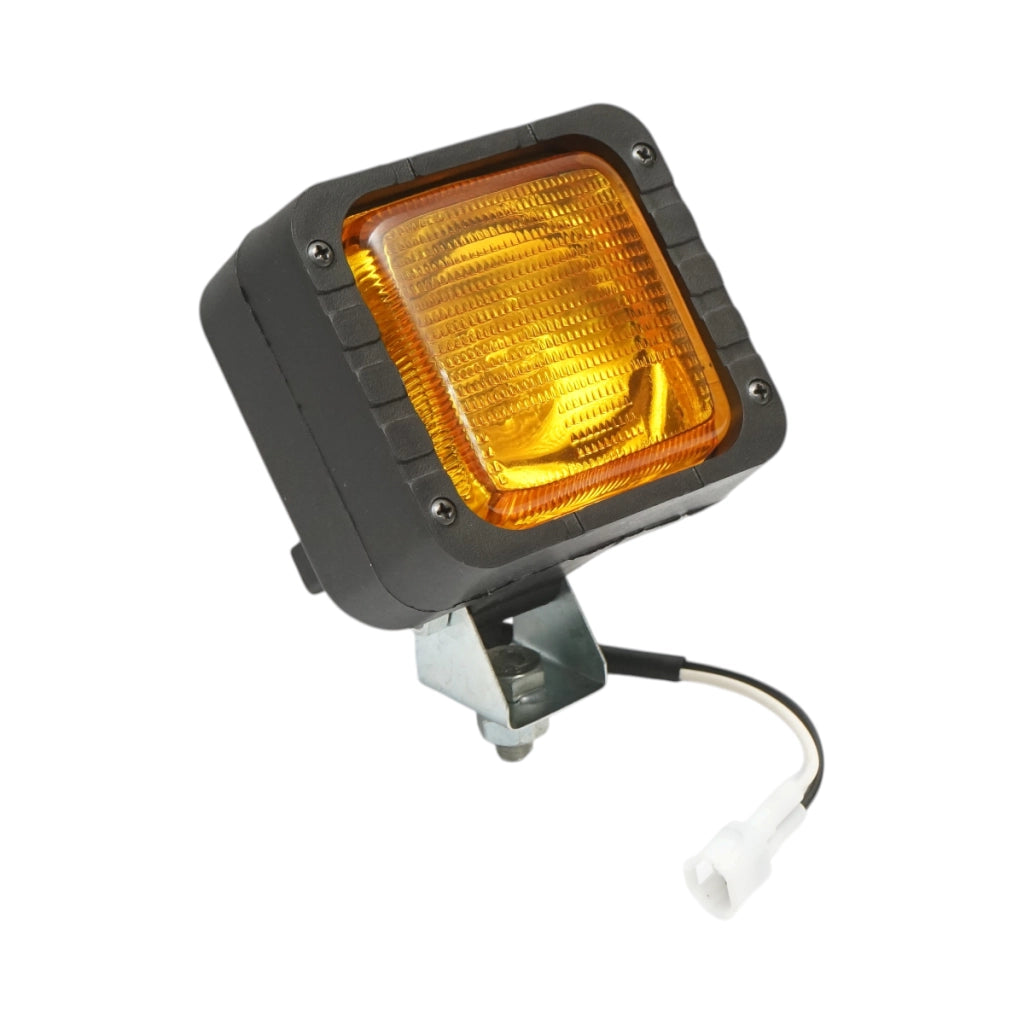 Lampada gialla proiettore da lavoro universale John Deere, JCB 12V, 55W, H3 codice OPM O010219Y