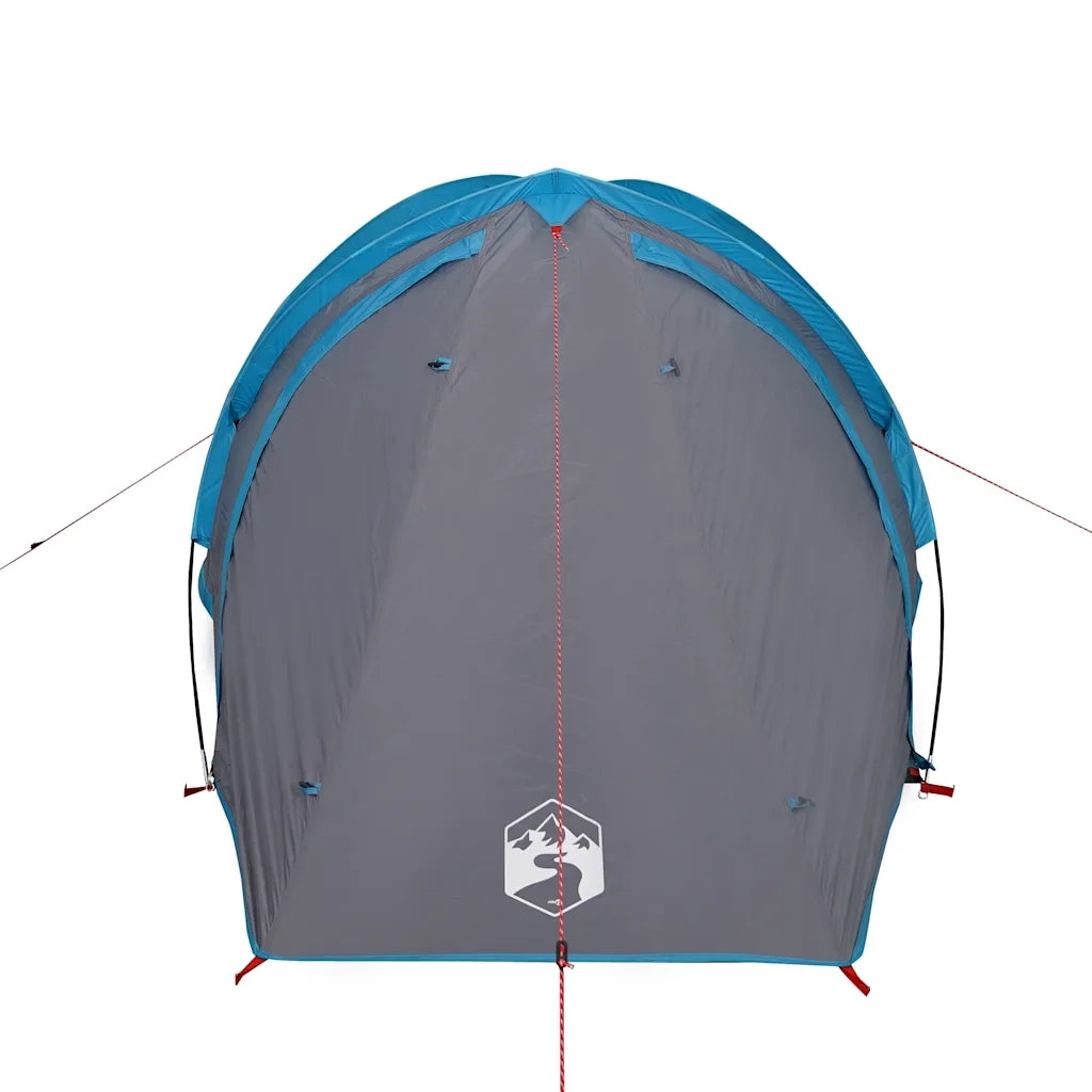 Tenda da Campeggio a Cupola per 2 Persone-Tenda per Escursionismo Blu Impermeabile 338146