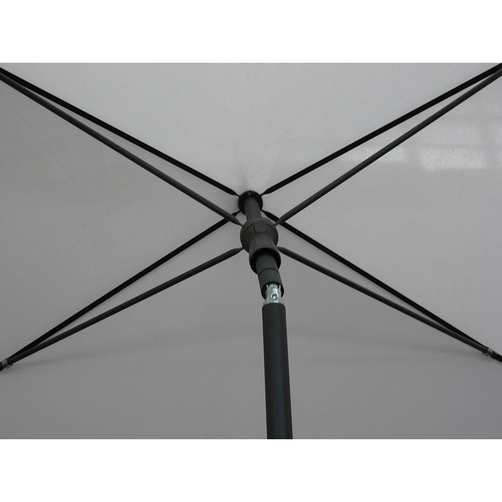 Ombrellone da Giardino 210x130 cm Palo Ø27 mm in Acciaio Maffei Novara Grigio