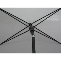 Ombrellone da Giardino 210x130 cm Palo Ø27 mm in Acciaio Maffei Novara Grigio