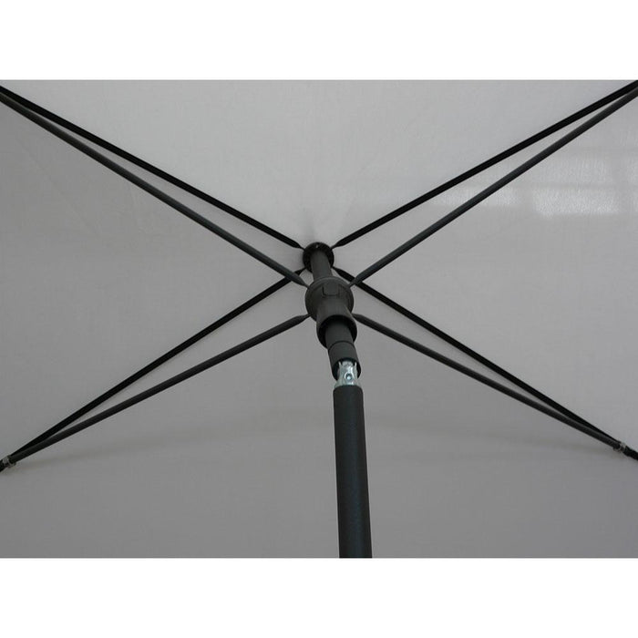Ombrellone da Giardino 210x130 cm Palo Ø27 mm in Acciaio Maffei Novara Grigio
