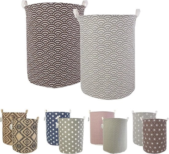 Bambù Idraulico con Coperchio e Maniglie di Trasporto - 100 Litri, Grigio, 2 Cassetti