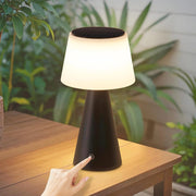 ZMH Lampada da tavolo LED wireless solare batteria moderna dimmerabile per soggiorno giardino comodino