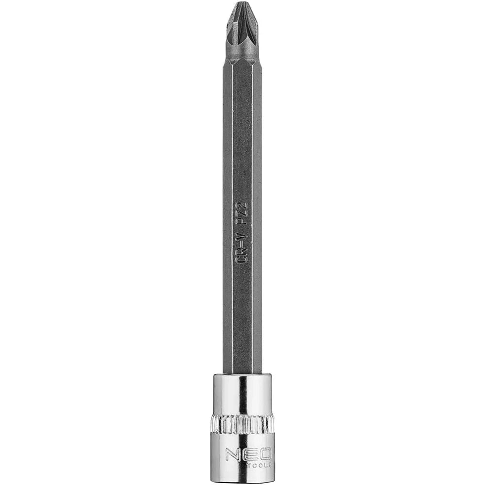 Topex 10-338 inserto giravite pz pz2 su bussola 1/4, lungo, 37mm