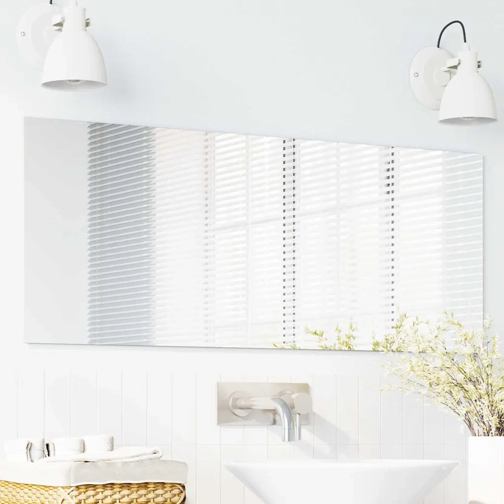 Specchio da Parete | Specchio decorativo Rettangolare 40 x 100 cm vetro temperato