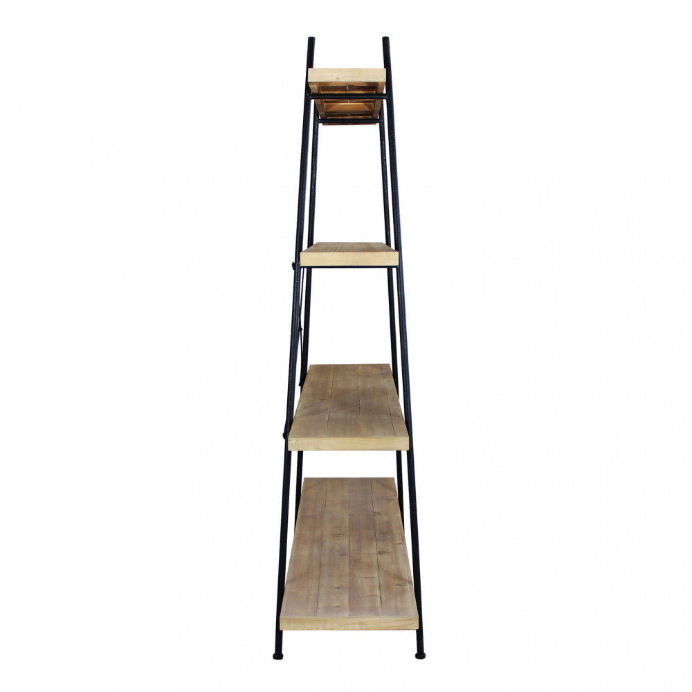 Mobile  Bennett 145x44x176 h cm in Metallo Nero