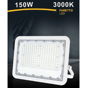 Trade Shop - Faro Led 150 Watt Proiettore Esterno Ip65 Bianco Luce 6500k 4000k 3000k Fs150w-b - -bianco Caldo      -