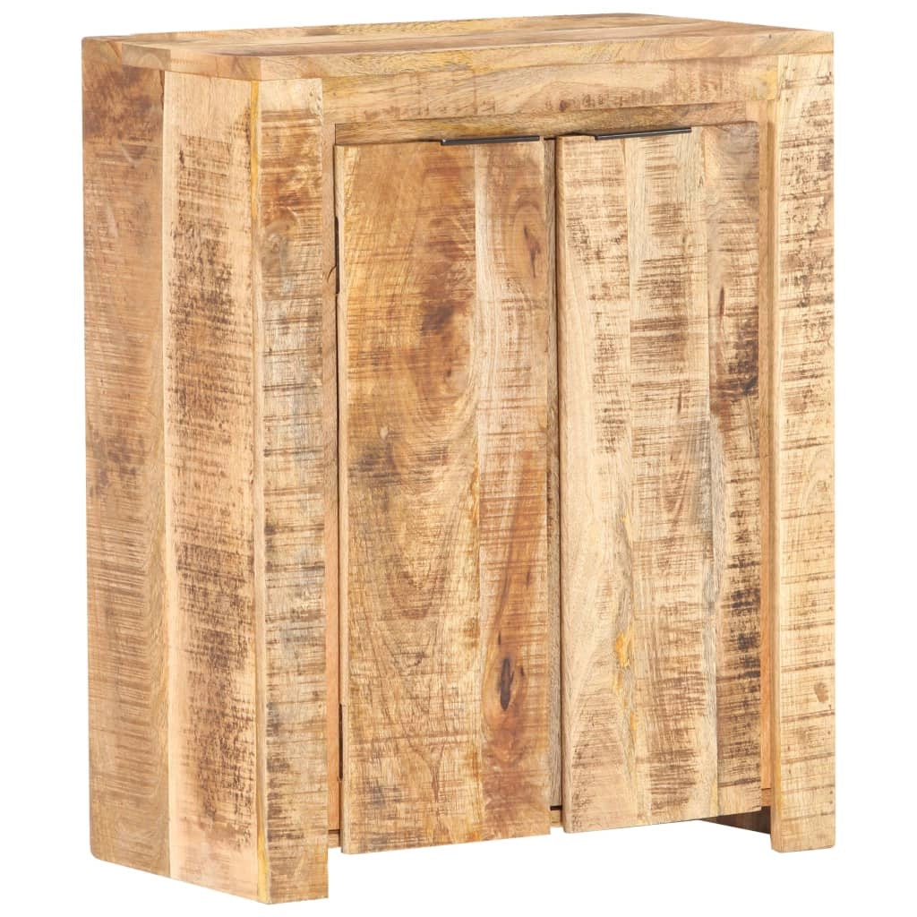 Credenza cassettiera cassettiera mobile contenitore organizer cucina soggiorno soggiorno 59 x 33 x 75 cm legno di mango grezzo marrone 02_0029595