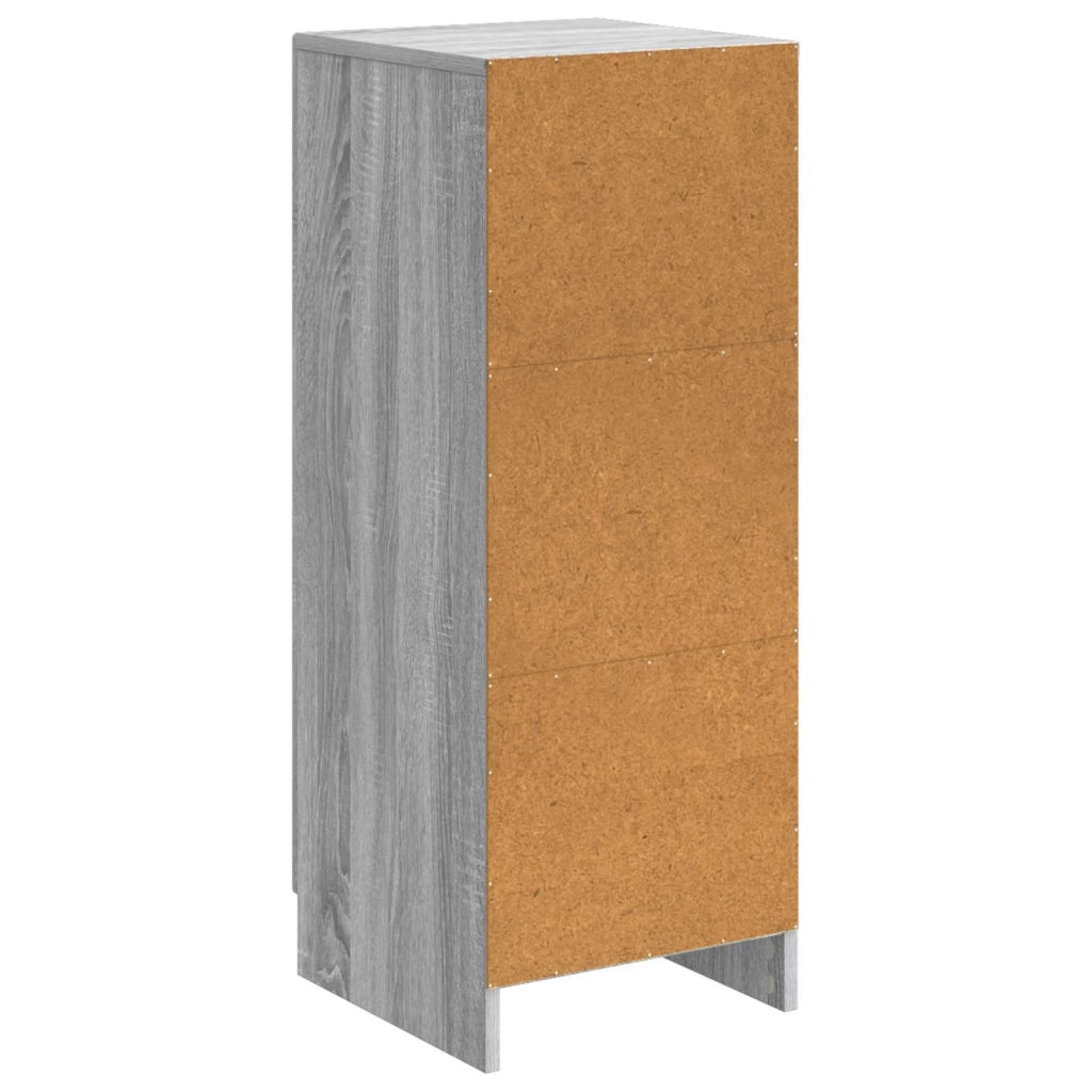 Credenza Grigio Sonoma 33 x 34,5 x 87 cm Legno ingegnerizzato