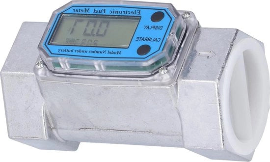 Misuratore di Flusso di Gas e Liquidi Digitale - Contatore di Flusso Elettronico per Carburante Liquido e Gassoso 2.3V LLW-50 - Richiede Contenuto HTML.