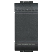 Bticino living light interruttore antracite unipolare basculante l4001n