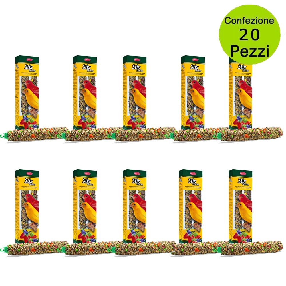 Multipack da 20 stix padovan berries canarini