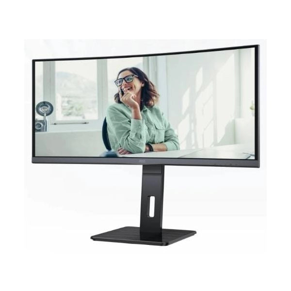 Aoc cu34p3cv monitor pc 86,4 cm (34") 3440 x 1440 pixel ultrawide quad hd led nero