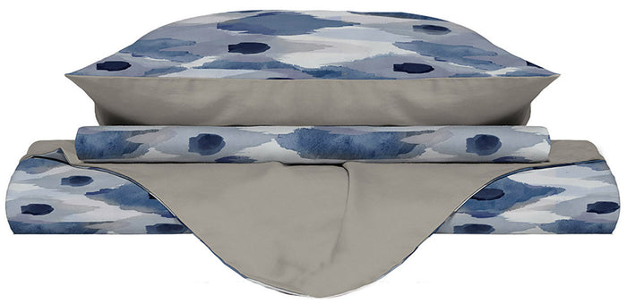 Copripiumino 1 Piazza e Mezzo con Federe Stampato in Microfibra Calypso