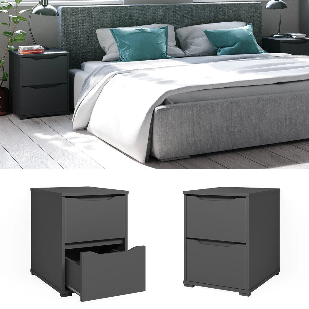 Vicco Comodini camera da letto Antracite 40.2 x 53.6 cm
