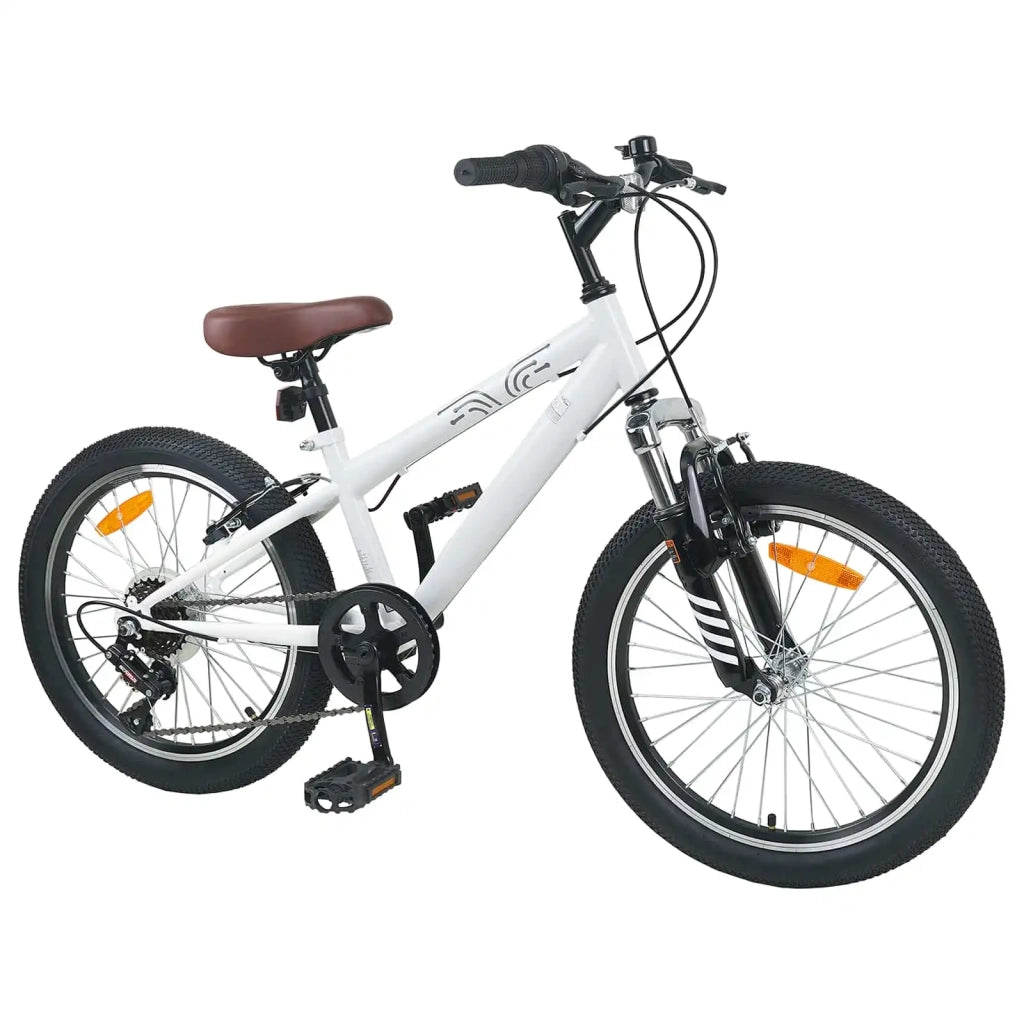 Mountain Bike 24 Pollici 6-Velocità per 8-12 anni Bianco 42009741