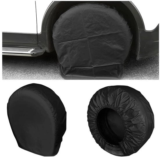 Set di 4 Protezioni per Cintura - Impermeabili Antigelo - In Poliestere Argentato - Universale - Leggero e Sostenibile - Protezione per Cinture