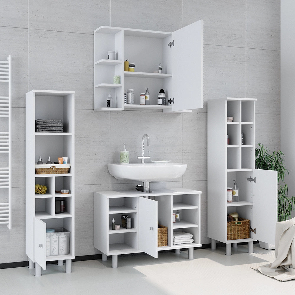 Vicco Mobile sottolavabo per bagno Bianco 80 x 54 cm