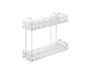 MENSOLA RETTANGOLARE 2 PIANI CM 30X10X36 FLORENZ