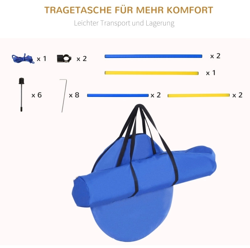 Set Agility per cani 5 pezzi con tunnel e ostacoli