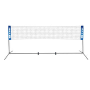 Rete Impermeabile Portatile per Beach Volley 5x0,77m con Paletti e Borsa Bianca
