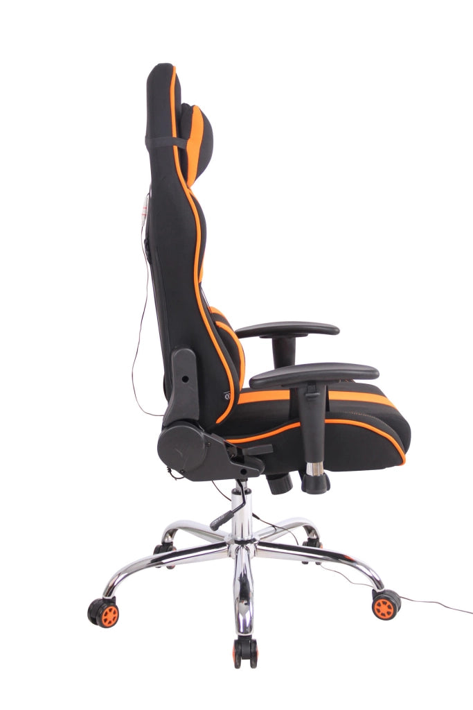Sedia Ufficio Massaggiante Limit XM In Tessuto Nero/arancione